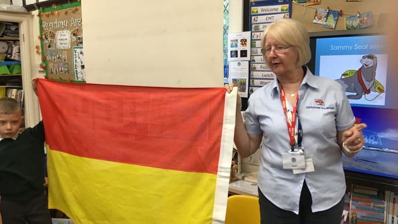 RNLI talk to Maple Class